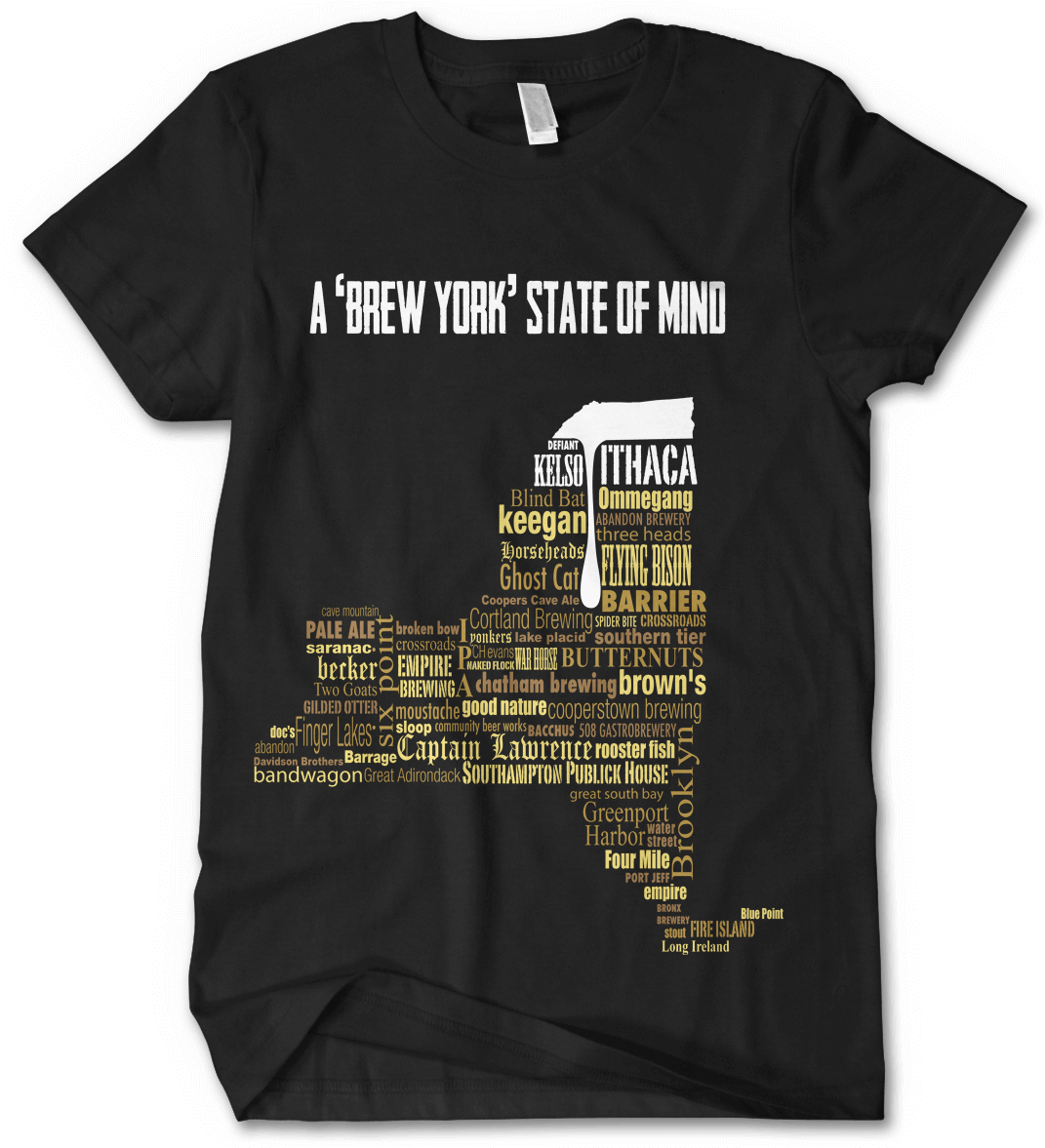 Brew York State of Mind New York Craft Beer Shirt